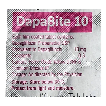 DAPABITE 10 TABLET 15'S