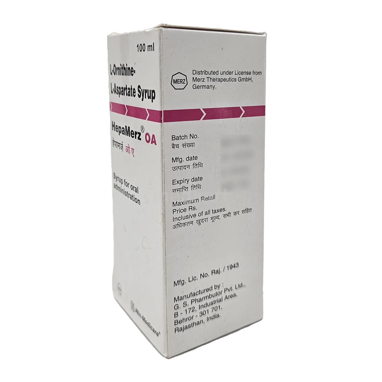 HEPAMERZ OA SYRUP 100 ML
