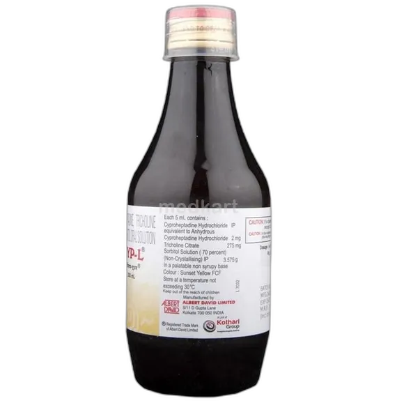 Buy Cyp L Syrup 200 Ml Online at Best Price | Medkart