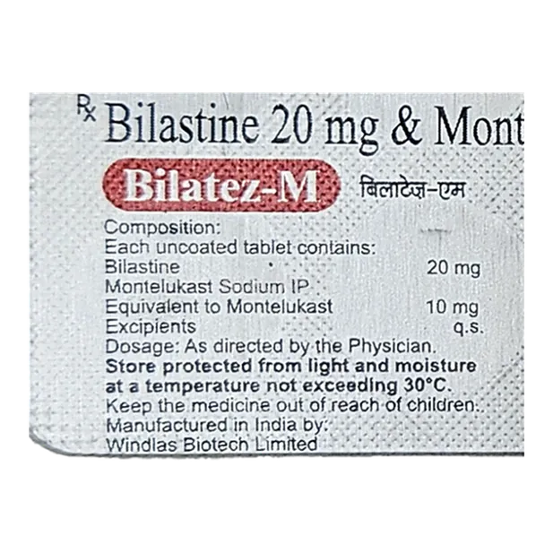 BILATEZ M TABLET 10'S