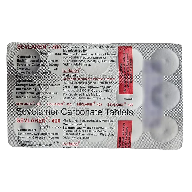 SEVLAREN 400 TABLET 15'S