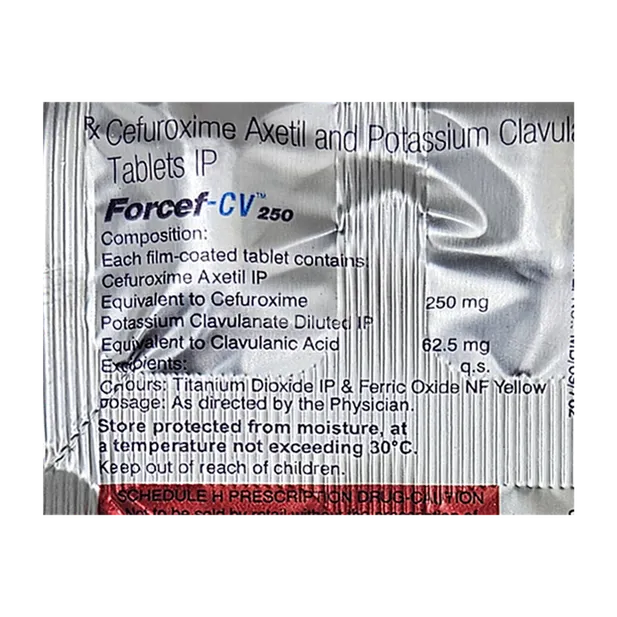 FORCEF CV 250 TABLET 6'S
