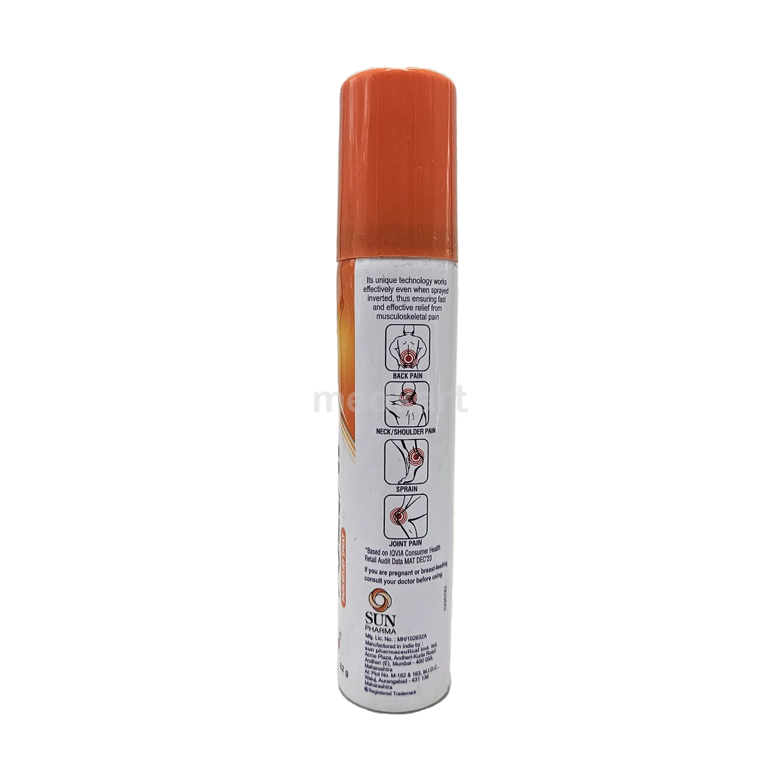 VOLINI PAIN RELIEF SPRAY 62 GM