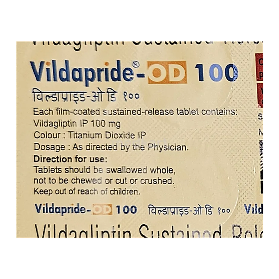 VILDAPRIDE OD 100 TABLET 15'S