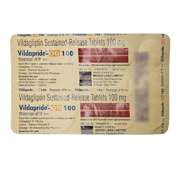VILDAPRIDE OD 100 TABLET 15'S