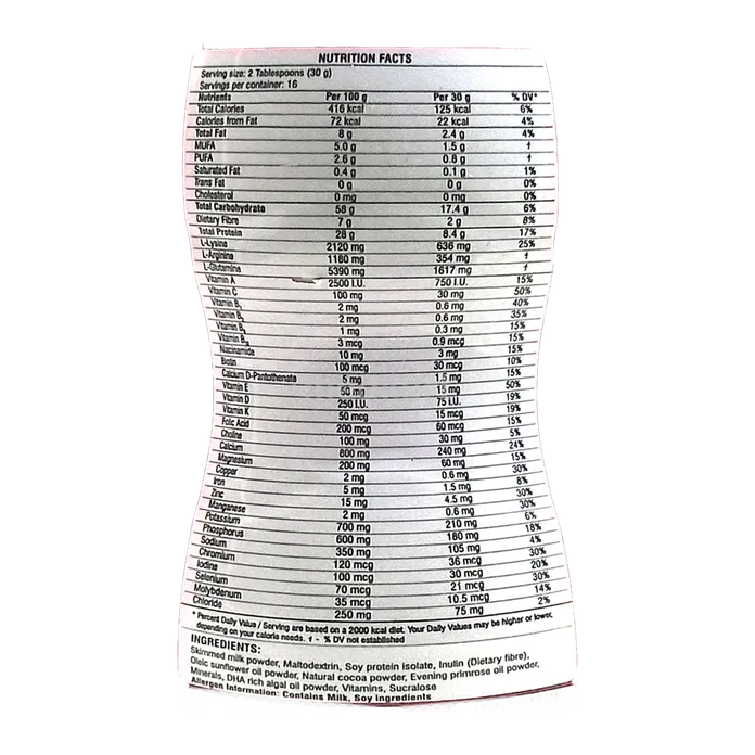D PROTIN CHOCO POWDER 500 GM