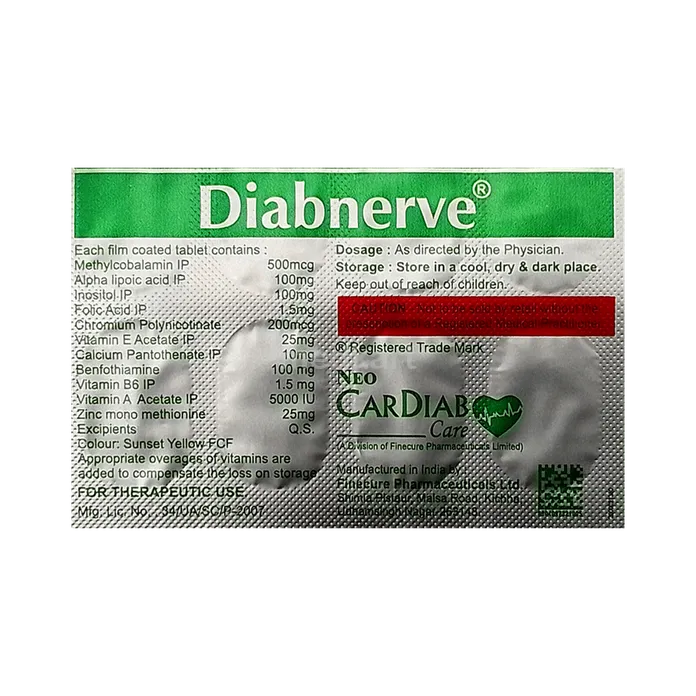 DIABNERVE TABLET 10'S