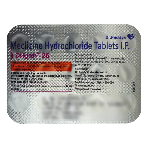 DILIGAN 25MG TABLET 15'S
