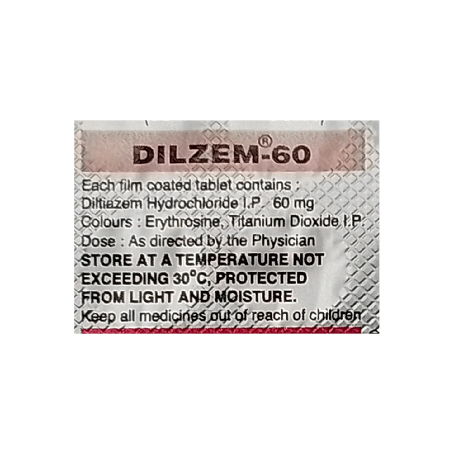 Order DILZEM 60 nline at Medkart
