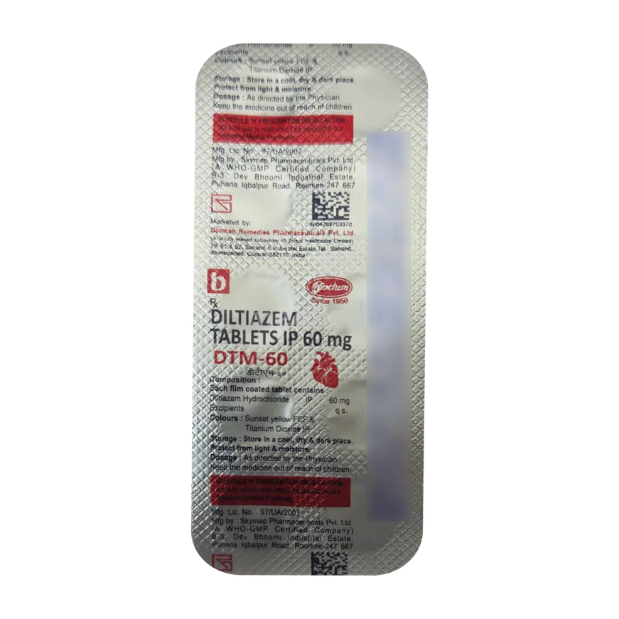 DTM 60 MG pack of 10 tablet