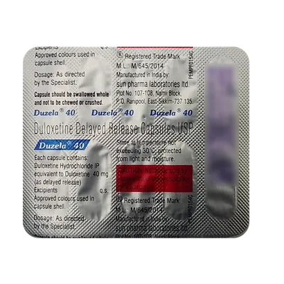 DUZELA 40MG CAPSULE 10'S