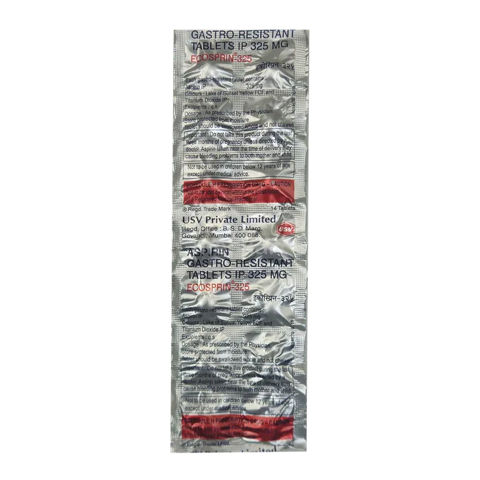 ECOSPRIN 325MG TABLET 14'S