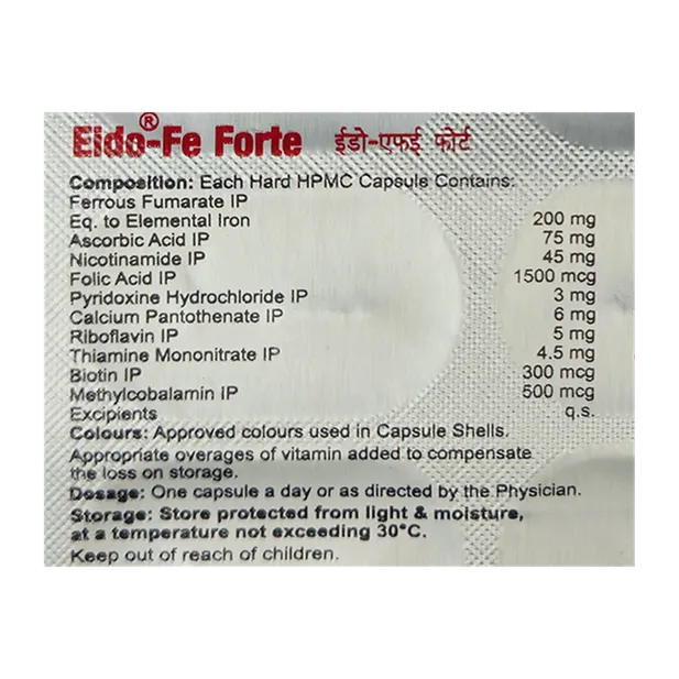EIDO FE FORTE CAPSULE 10'S