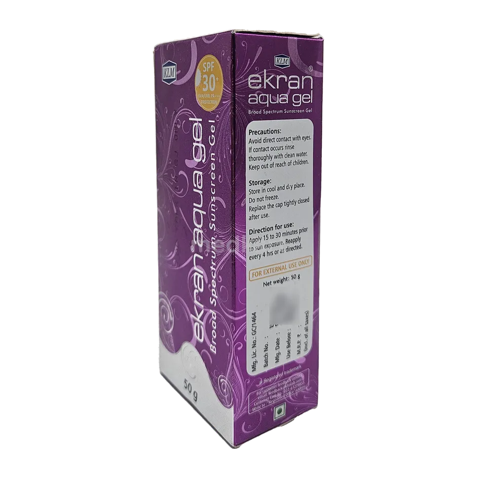 EKRAN AQUA GEL 50 GM