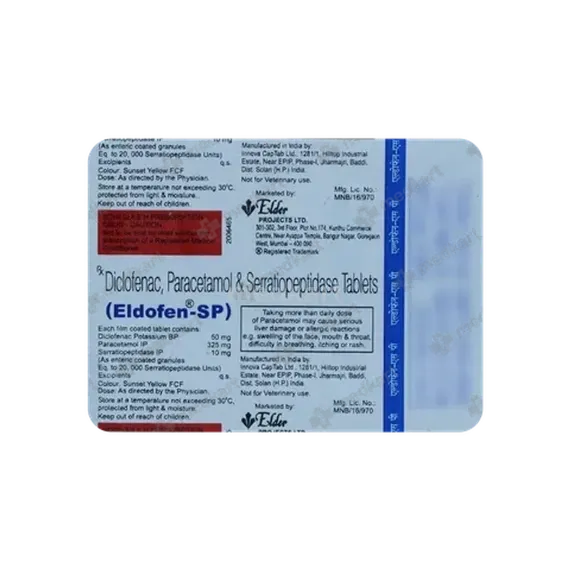 Edofen Sp Eldofen SP Tablet for pain and inflammation | Medkart