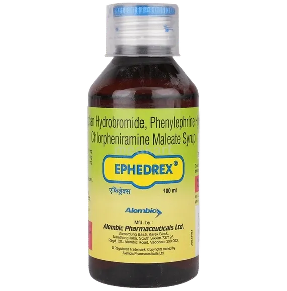 Ephedrex Syrup 100 ML: Uses, Side Effects & Price | Medkart