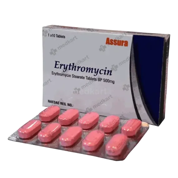 Erythromycin 500MG Tablet 10's – Discontinued | Medkart