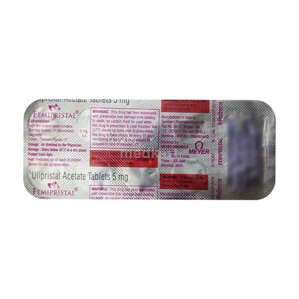 FEMIPRISTAL 5MG CAPSULE 10'S