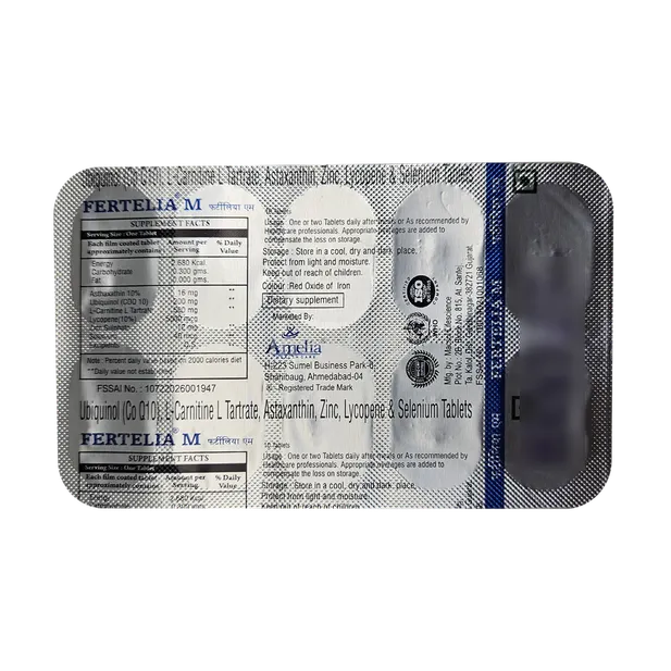 Fertelia-M Tablet 10's – Composition & Dosage Information