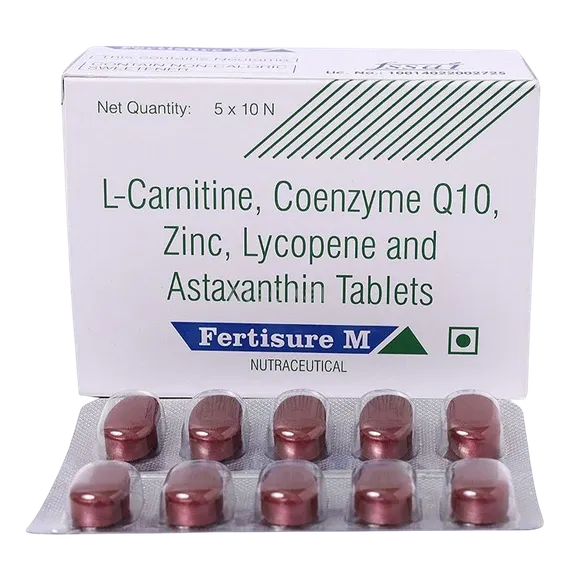 l carnitine coenzyme q10 zinc lycopene and astaxanthin tablets Buy Fertisure M Tablet Online at Best Price – Generic Alternative