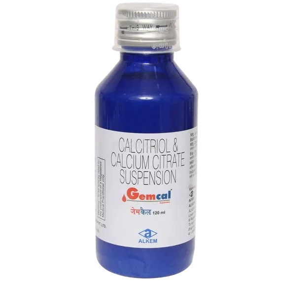 Buy Gemcal Syrup 120 Ml Online at Best Price | Medkart