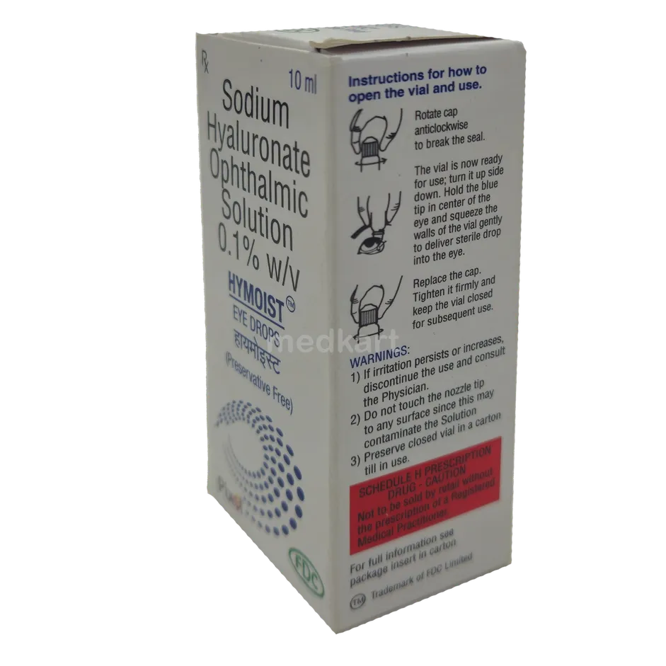 HYMOIST EYE DROPS 10 ML