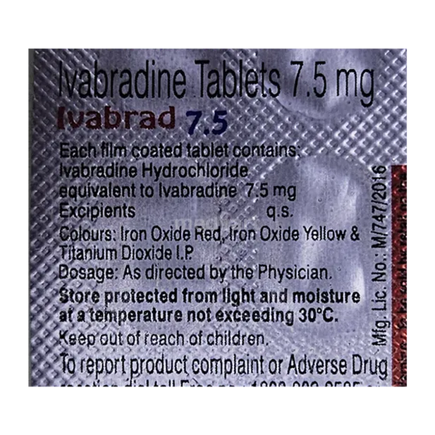 Buy IVABRAD 7.5 Online at Medkart