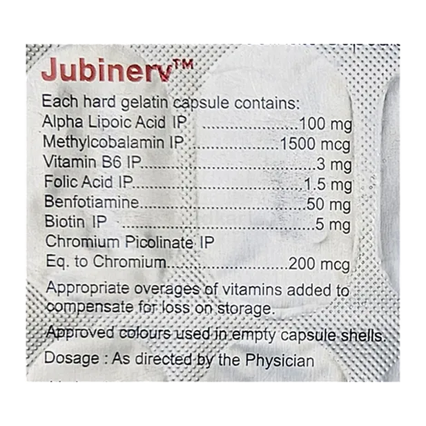 JUBINERV TABLET 10'S