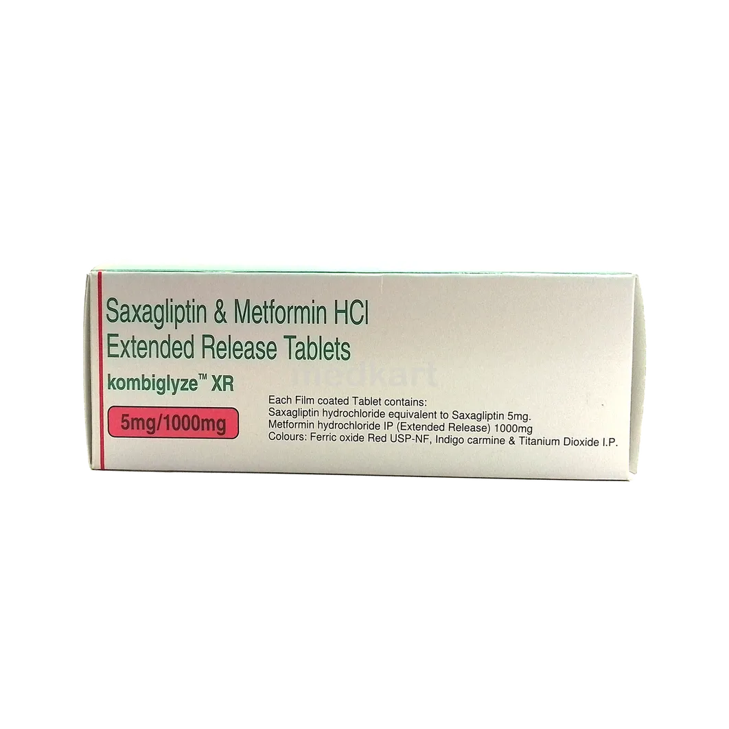 KOMBIGLYZE XR 5/1000MG TABLET 7'S