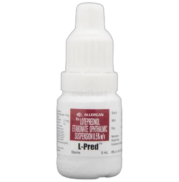 L Pred Ophthalmic Suspension 5 ML – Price | Medkart
