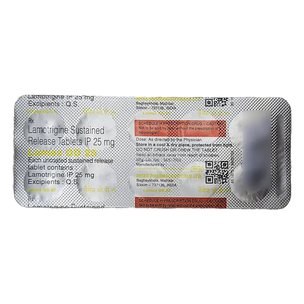 LAMEZ OD 25MG TABLET 10'S