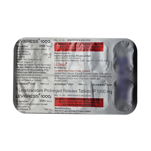 LEVIGRESS 1000MG TABLET 10'S