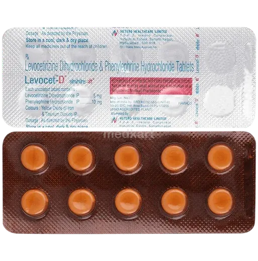 Levocet D Plus Tablet for Allergy Relief | Medkart