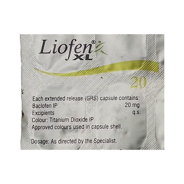 LIOFEN XL 20MG CAPSULE 10'S