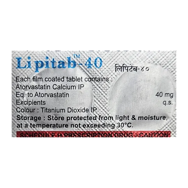 LIPITAB 40MG TABLET 10'S