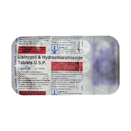 LIPRIL H TABLET 15'S