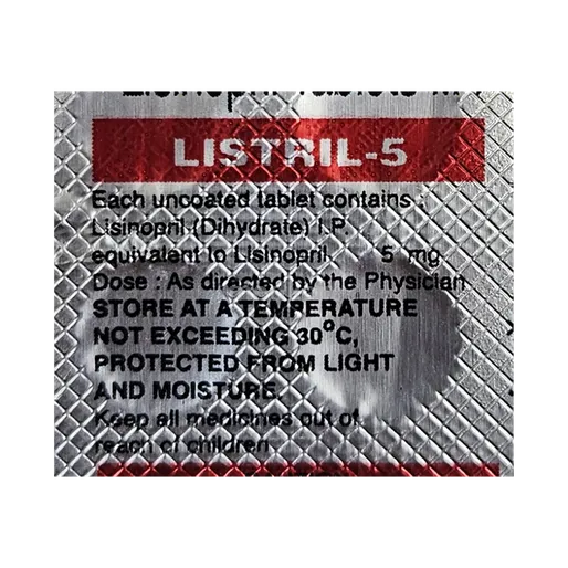 Order Listril 5Tablet Online – Blood Pressure Medicine | Medkart