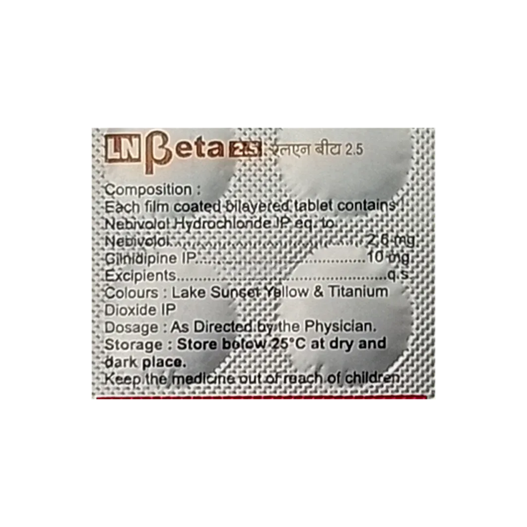 LNBETA 2.5MG TABLET 15'S