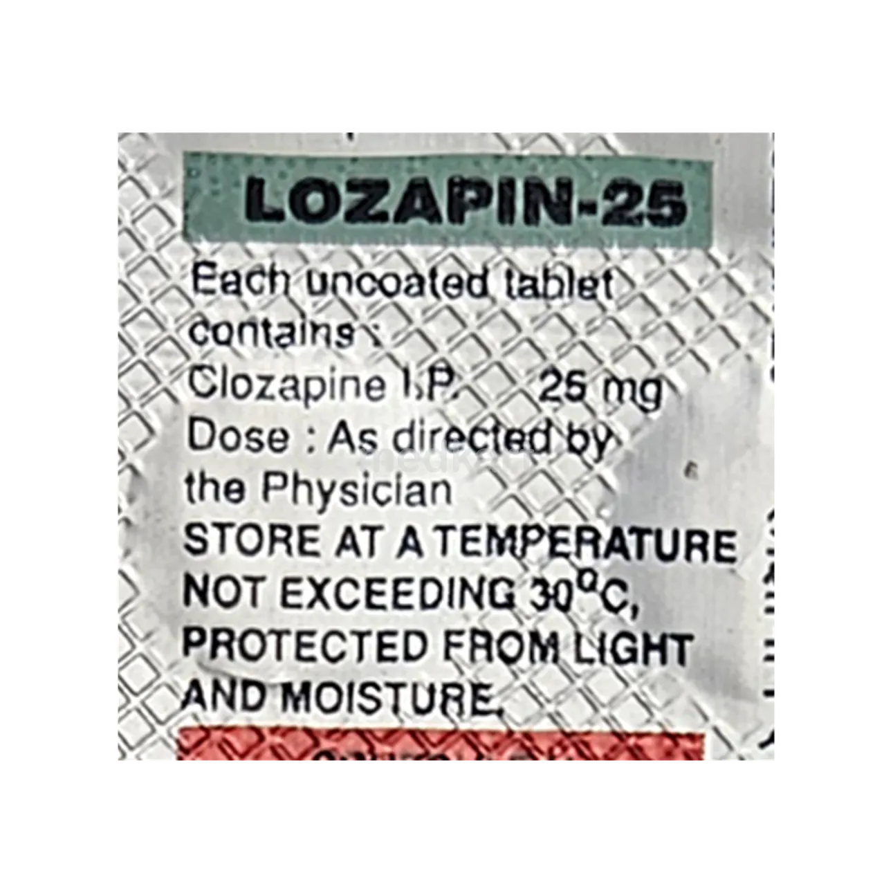 LOZAPIN 25MG TABLET 10'S