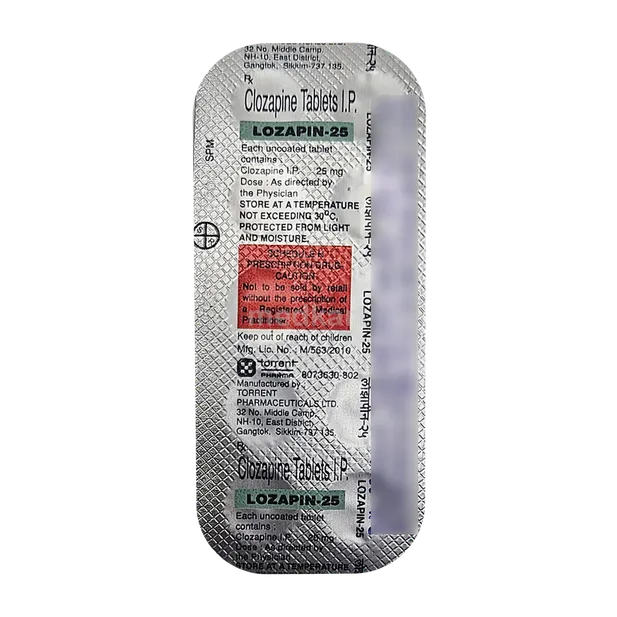 LOZAPIN 25MG TABLET 10'S