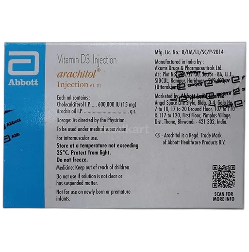 Arachitol 6L Injection 1 ML 6's: Uses, Side Effects & Price