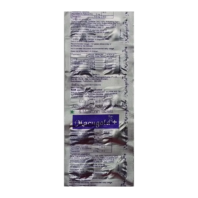 MACUGOLD PLUS TABLET 10'S