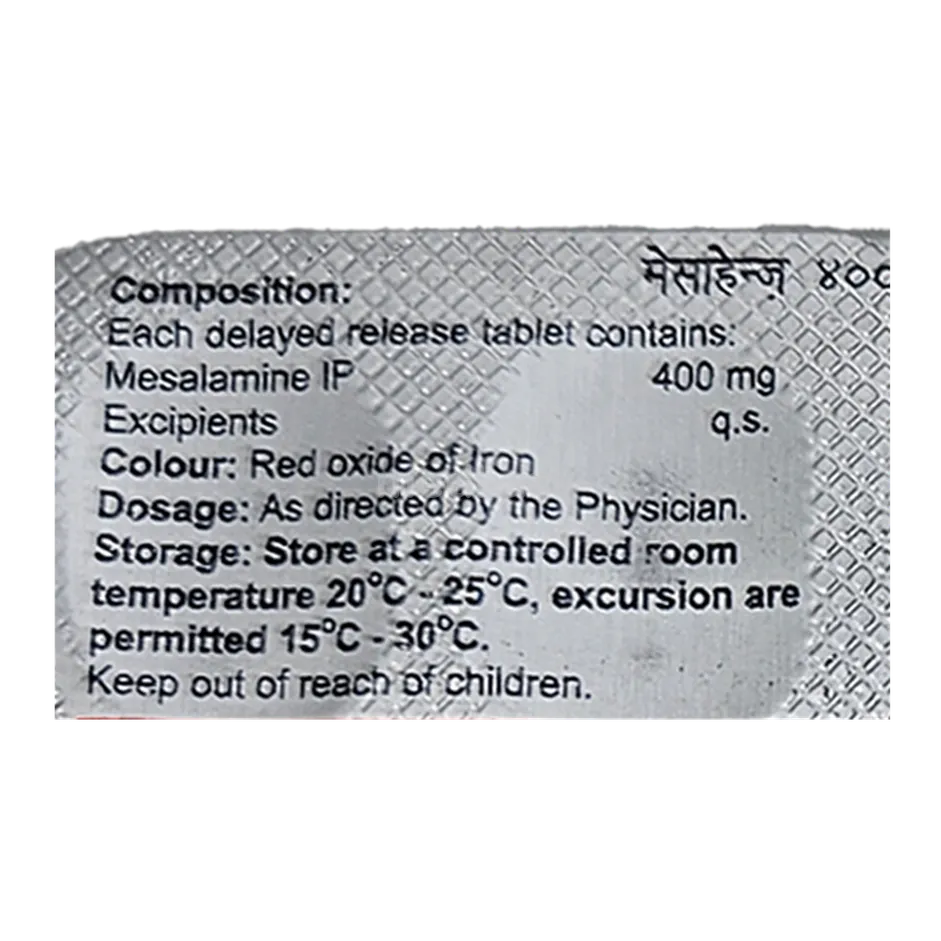 MESAHENZ 400MG TABLET 10'S