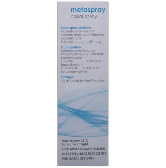 Buy Metaspray Nasal Spray 100 Md at Best Price | Medkart