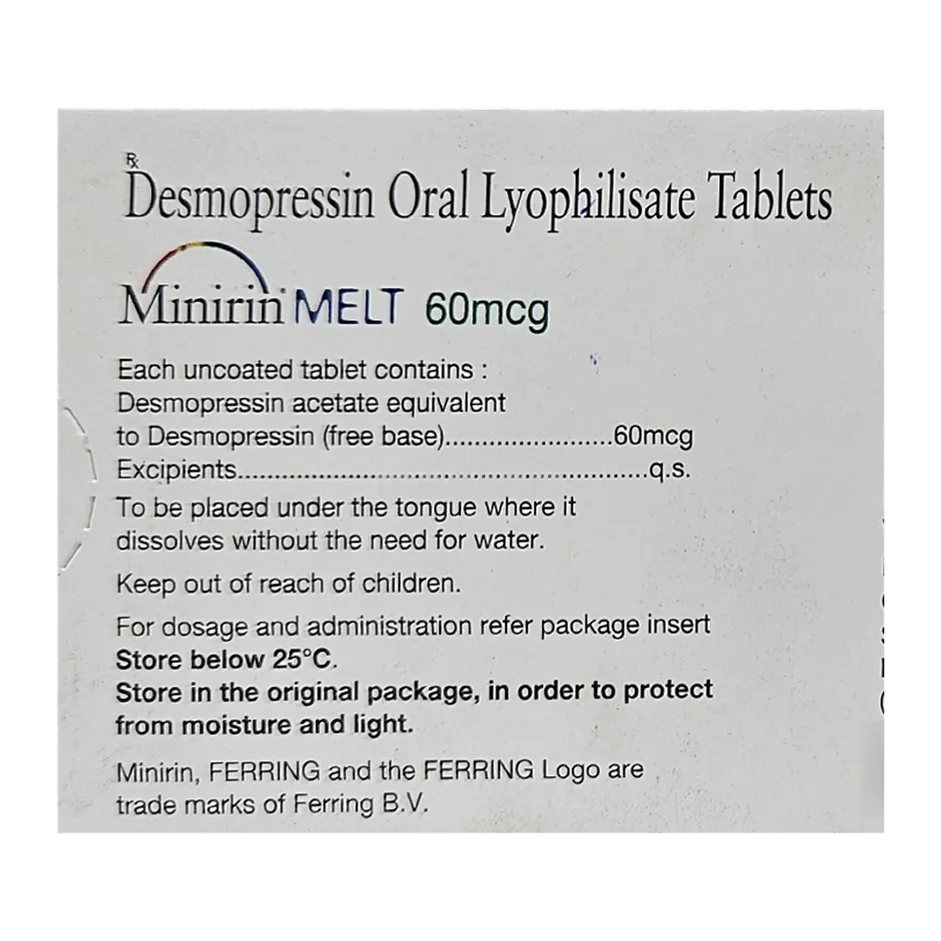 MINIRIN MELT 60MCG TABLET 10'S