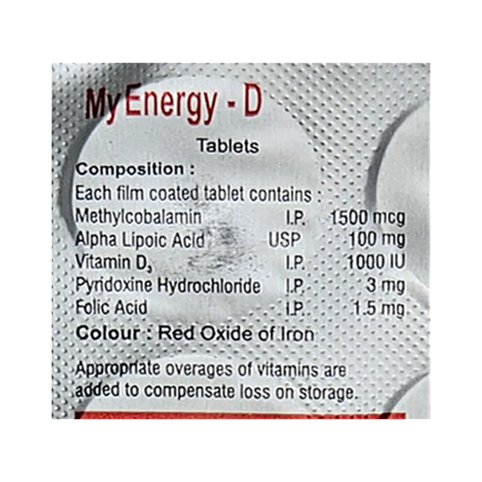 MYENERGY D CAPSULE 10'S