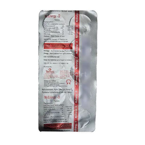 MYENERGY D CAPSULE 10'S