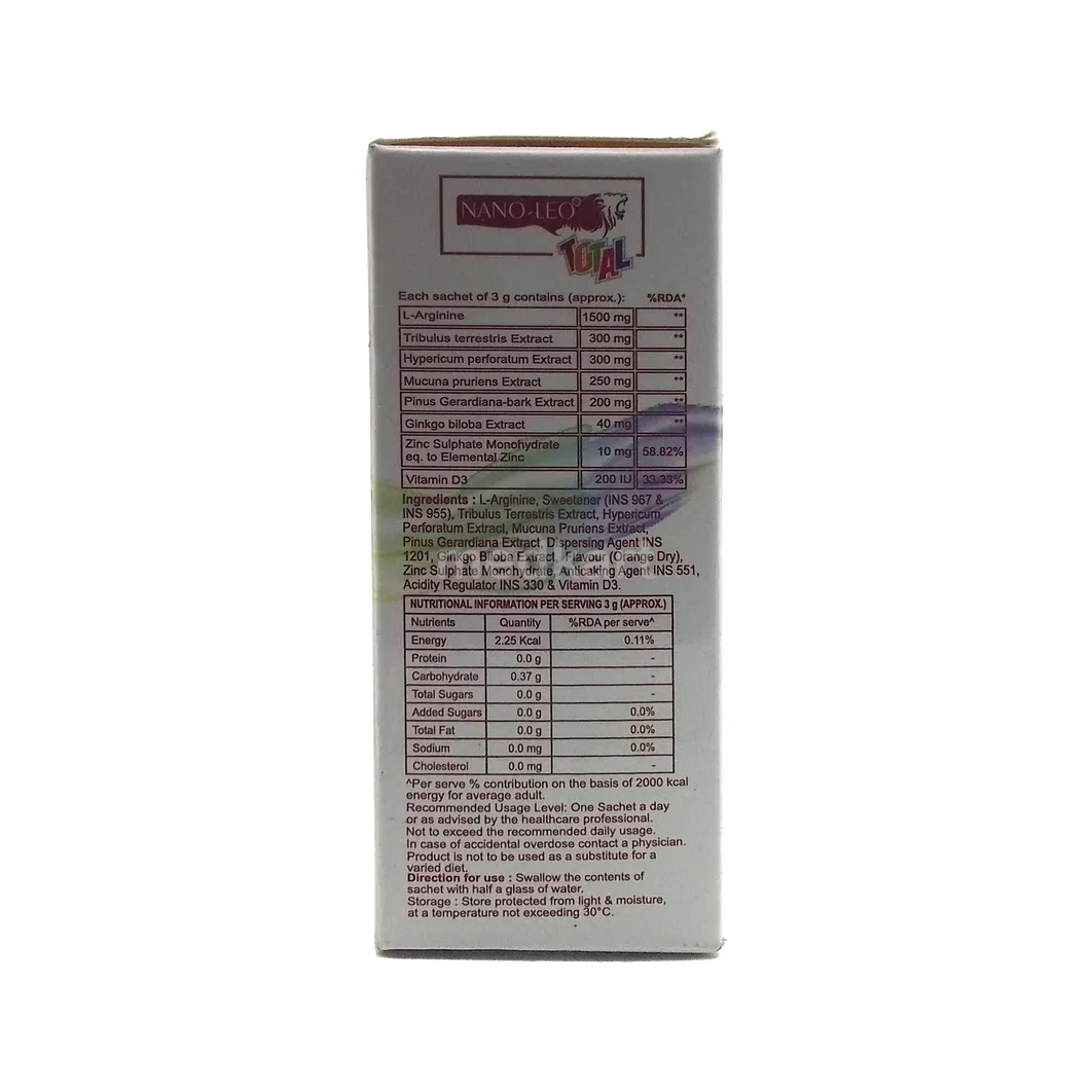 NANO LEO TOTAL SACHET 3 GM