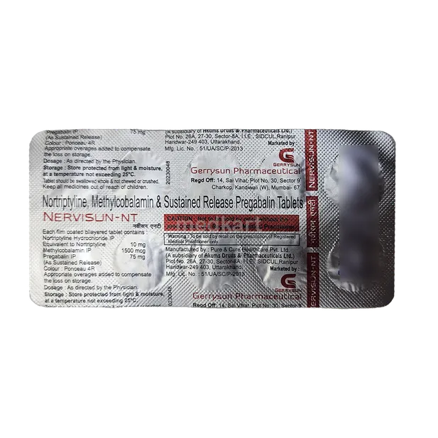 NERVISUN NT TABLET 10'S