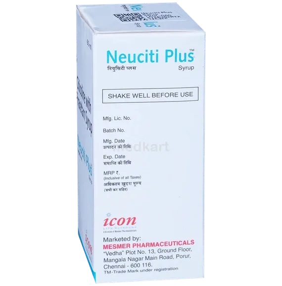 Neuciti Plus Syrup 60 ML – Composition & Price | Medkart